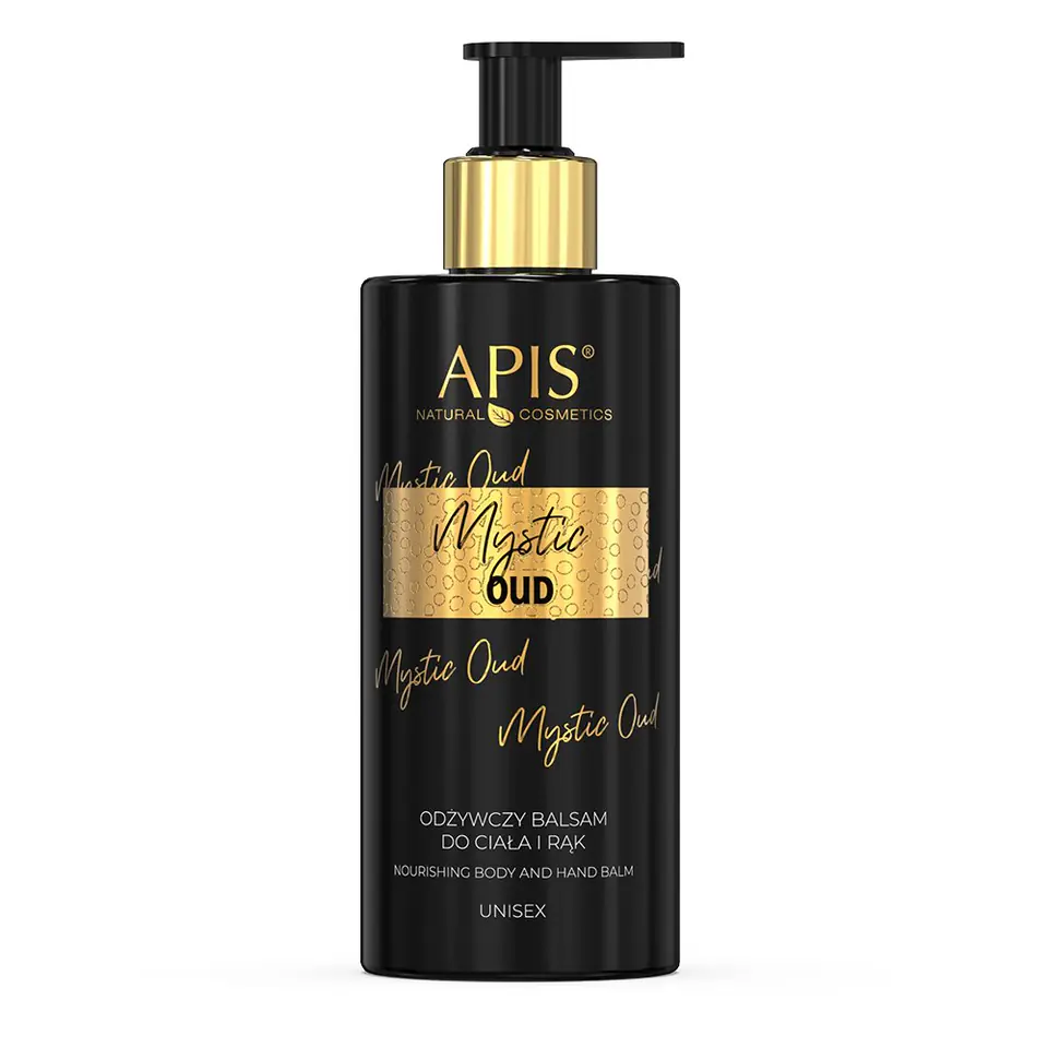 ⁨APIS Mystic Oud odżywczy balsam do ciała i rąk 300ml⁩ w sklepie Wasserman.eu