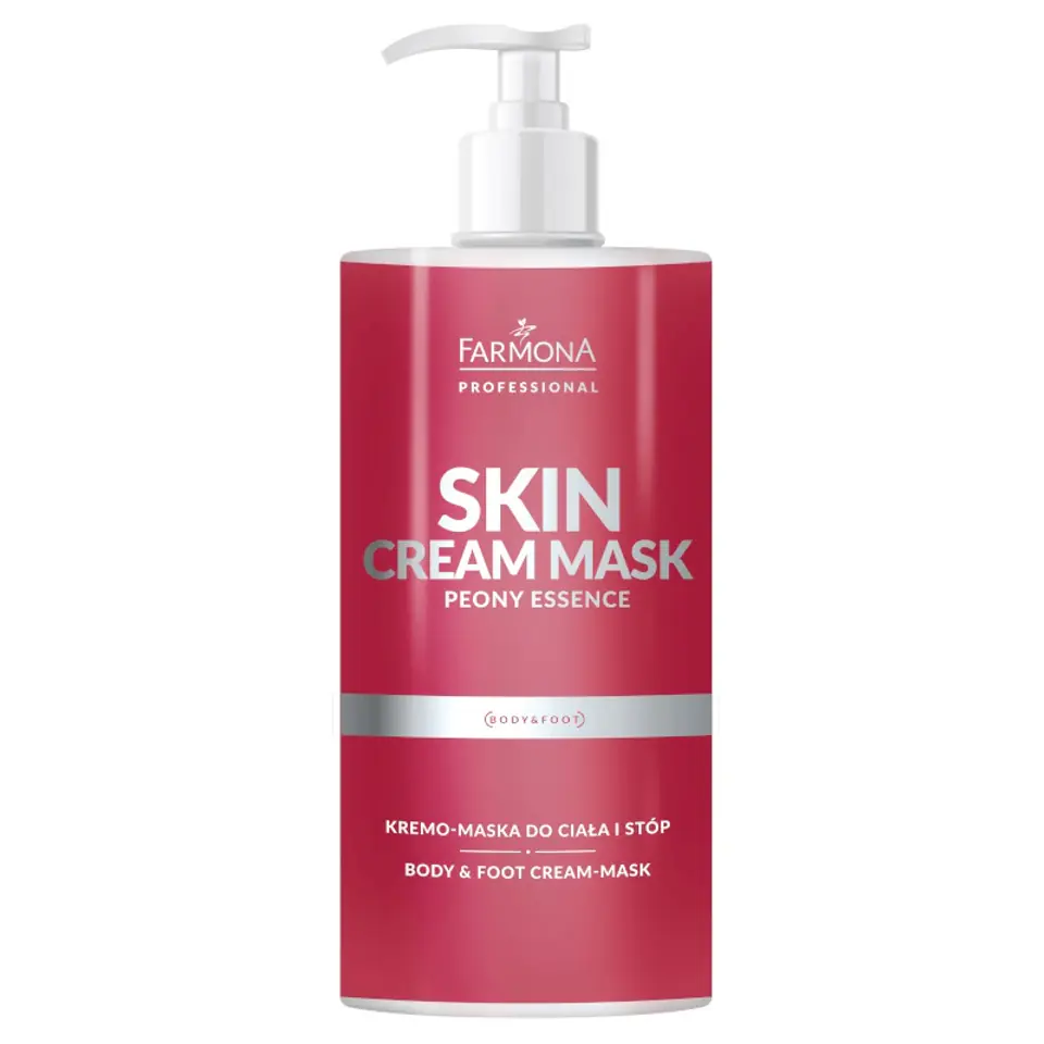 ⁨Farmona Professional Skin Cream Mask Peony Essence kremo-maska do ciała i stóp 500ml⁩ w sklepie Wasserman.eu