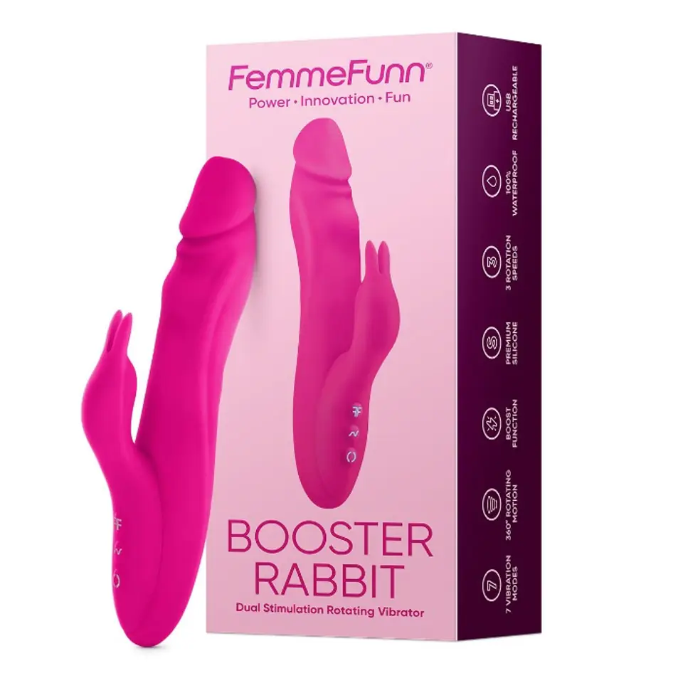 FemmeFunn Booster Rabbit wibrator typu króliczek Pink w sklepie Wasserman.eu