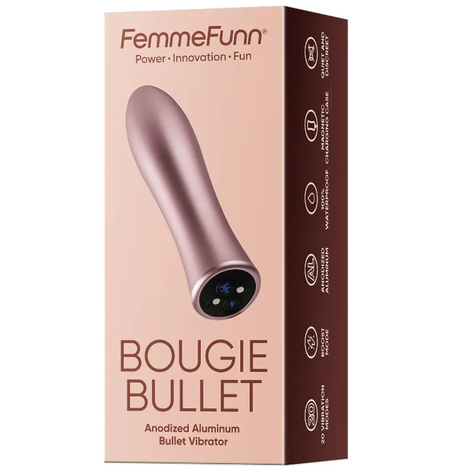FemmeFunn Bougie Bullet wibrator typu "bullet" Rose Gold w sklepie Wasserman.eu
