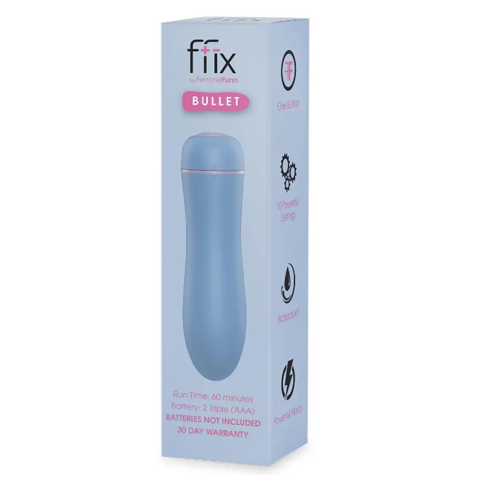 FemmeFunn Ffix Bullet wibrator typu "bullet" na baterie Light Blue w sklepie Wasserman.eu