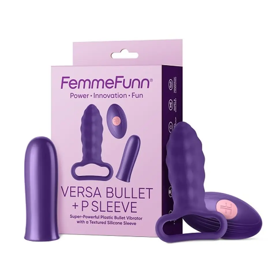 FemmeFunn Versa Bullet With P Sleeve wibrator z nakładką Dark Purple w sklepie Wasserman.eu