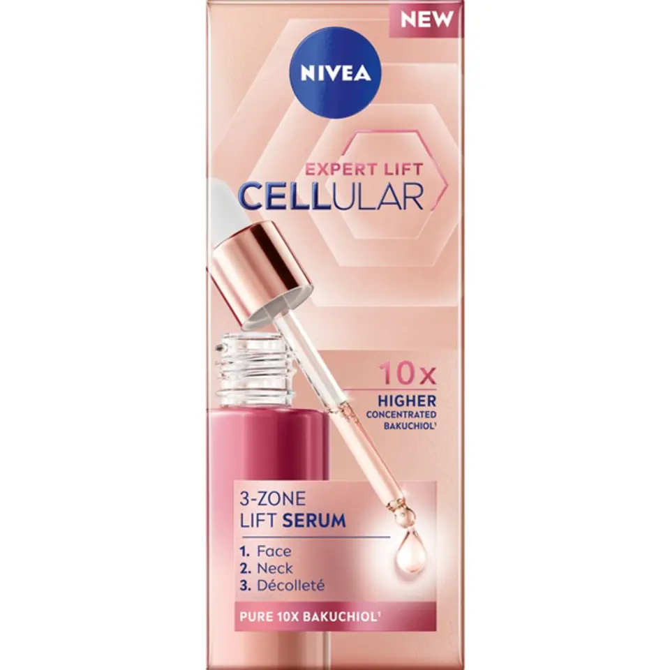 ⁨Nivea Cellular Expert Lift liftingujące serum do twarzy 30ml⁩ w sklepie Wasserman.eu