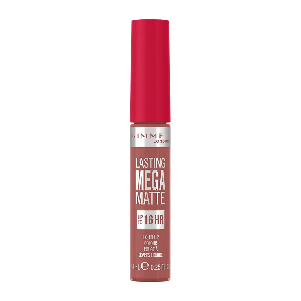 ⁨Rimmel Lasting Mega Matte długotrwała matowa pomadka w płynie do ust 110 Blush 7.4ml⁩ w sklepie Wasserman.eu