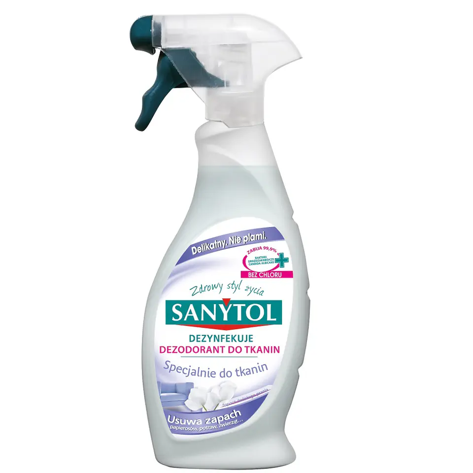SANYTOL Dezodorant dezynfekujący do tkanin w sprayu 500ml w sklepie Wasserman.eu