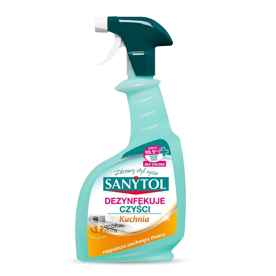 SANYTOL Spray do kuchni o zapachu cytrusów 500ml w sklepie Wasserman.eu