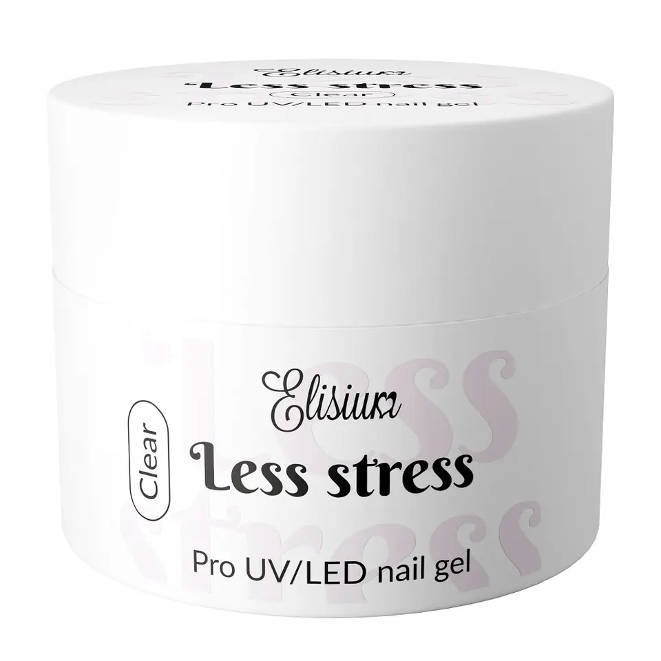 ⁨Elisium Less Stress Builder Gel żel budujący Clear 40ml⁩ w sklepie Wasserman.eu