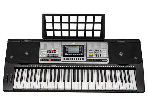 ⁨Keyboard Organy 61 Klawiszy Zasilacz MK-816 z funkcją nauki gry⁩ w sklepie Wasserman.eu