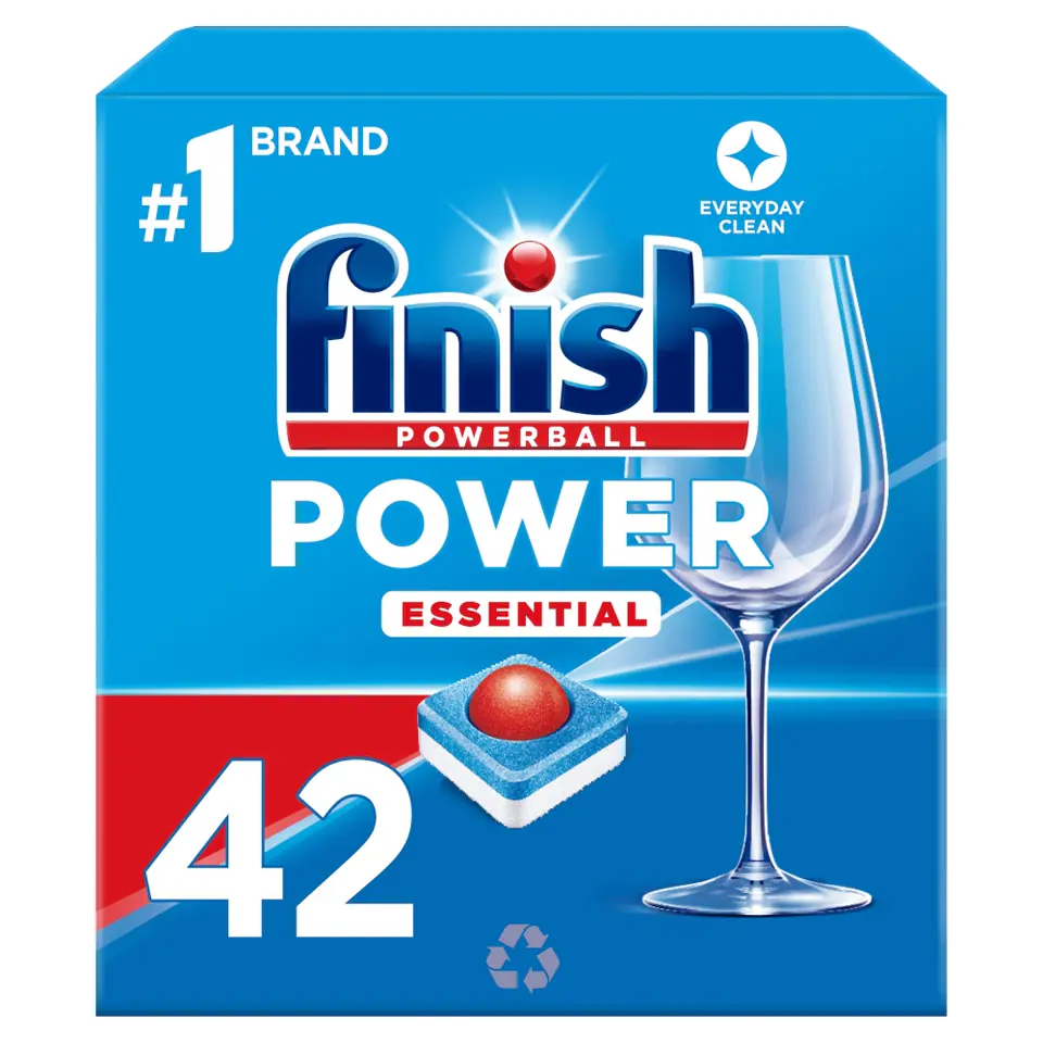 ⁨Finish Power Essential tabletki do zmywarki 42szt⁩ w sklepie Wasserman.eu