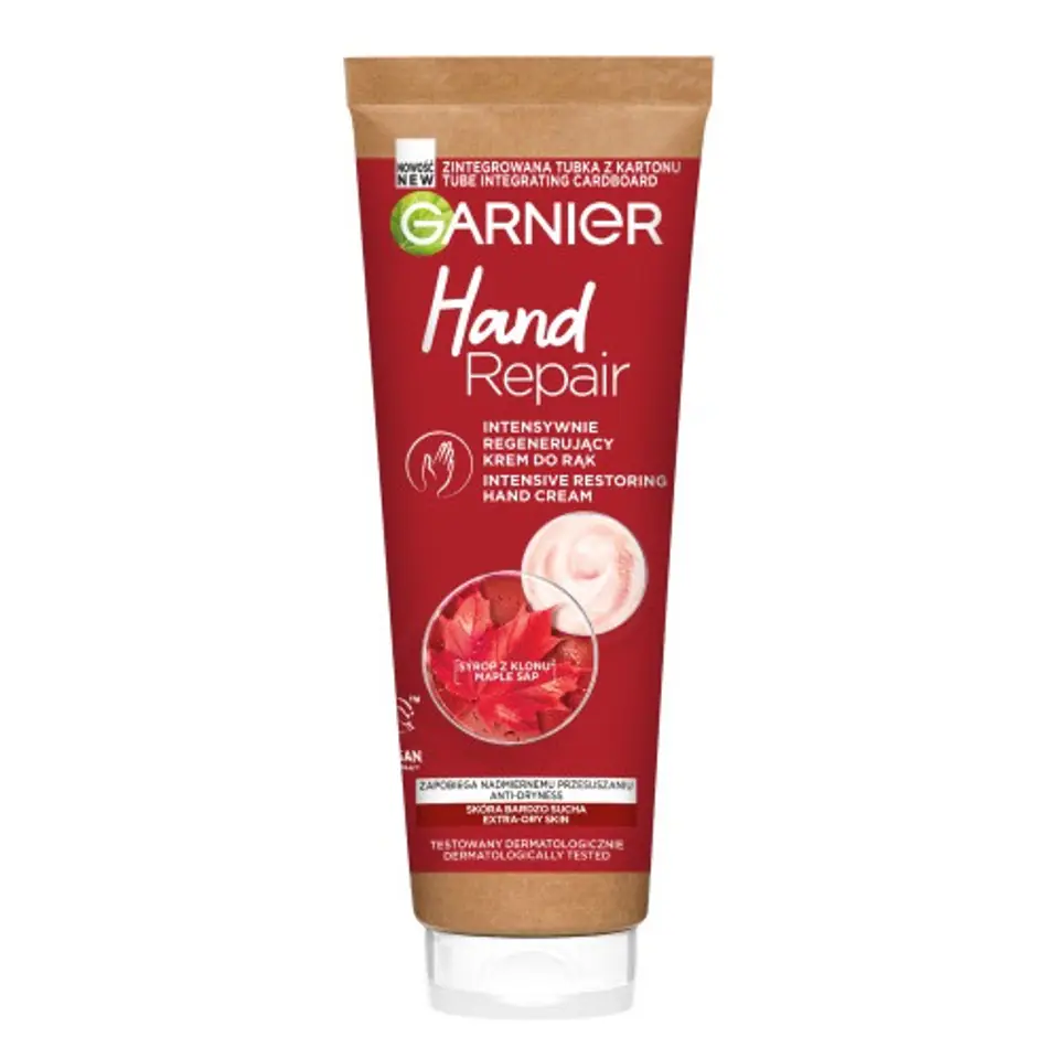 ⁨Garnier Hand Repair intensywnie regenerujący krem do rąk 75ml⁩ w sklepie Wasserman.eu