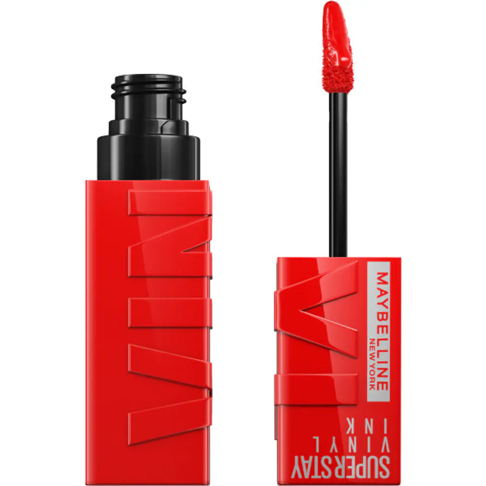 ⁨Maybelline Super Stay Vinyl Ink winylowa pomadka w płynie 25 Red-Hot 4.2ml⁩ w sklepie Wasserman.eu