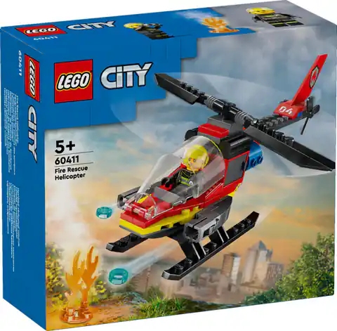 ⁨LEGO® 60411 City - Strażacki helikopter ratunkowy⁩ w sklepie Wasserman.eu