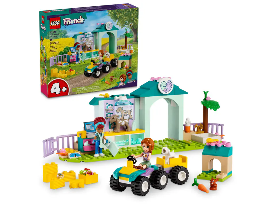 ⁨LEGO® 42632 Friends - Lecznica dla zwierząt gospodarskich⁩ w sklepie Wasserman.eu