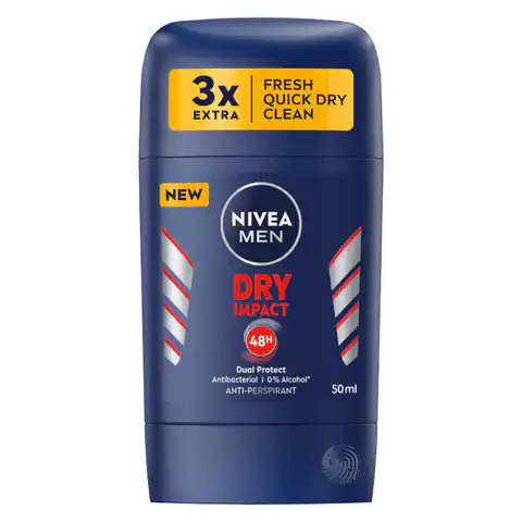 ⁨Nivea Men Dry Impact antyperspirant w sztyfcie 50ml⁩ w sklepie Wasserman.eu