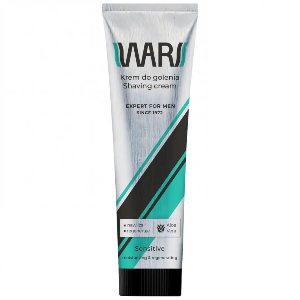 ⁨WARS Expert For Men krem do golenia Sensitive 65g⁩ w sklepie Wasserman.eu