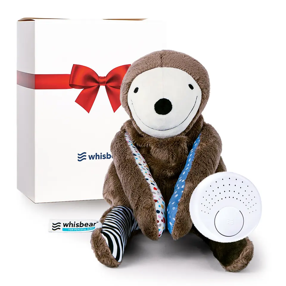 Whisbear Szumiący Leniwiec sensoryczny z czujnikiem płaczu w sklepie Wasserman.eu
