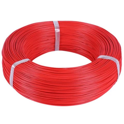 ⁨MSP Silikonowy przewód prądowy 8AWG 8,4mm2 1m CZERWONY⁩ w sklepie Wasserman.eu