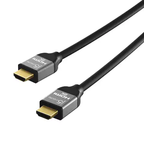 ⁨Kabel j5create Ultra High Speed 8K UHD HDMI Cable (HDMI M - HDMI M; 2m; kolor czarny) JDC53-N⁩ w sklepie Wasserman.eu