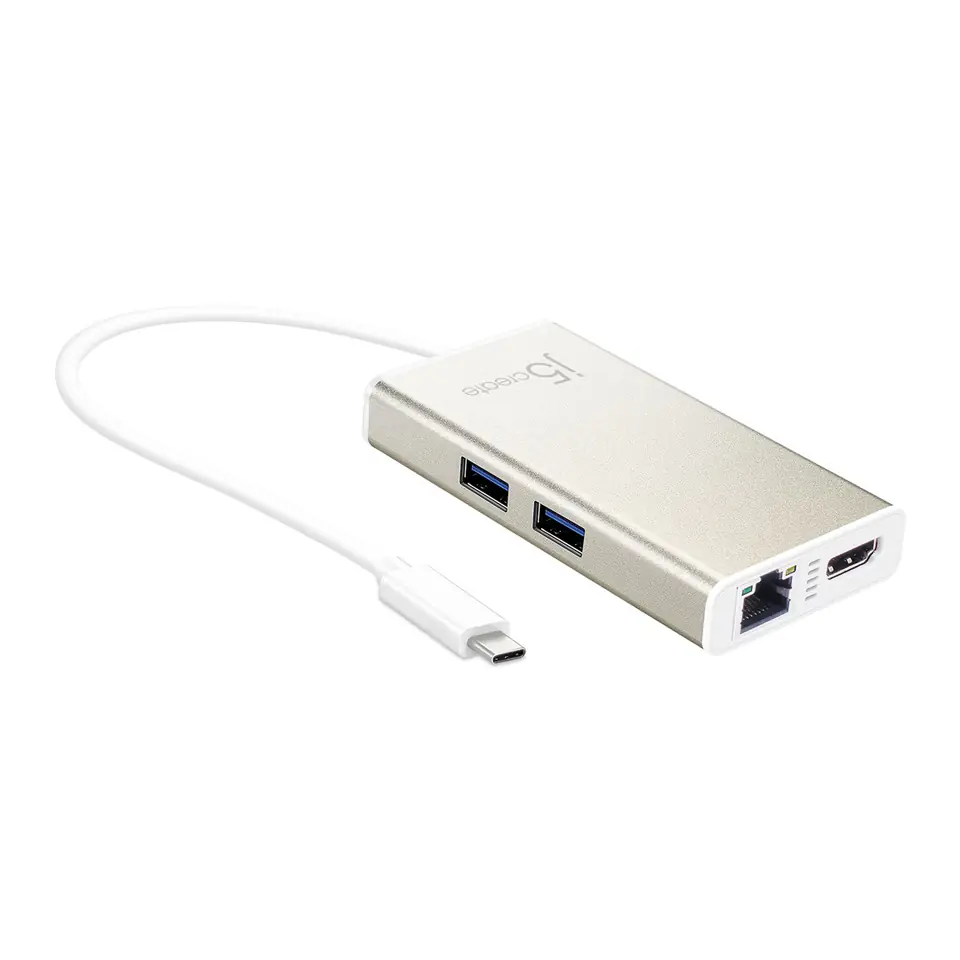 ⁨USB-C MULTI-ADAPTER -/HDMI/ETHERNET/USB 3.1 HUB/PD 2.0⁩ w sklepie Wasserman.eu