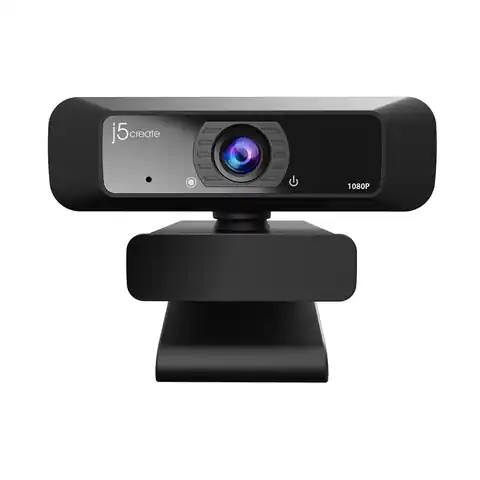 ⁨j5create JVCU100 USB™ HD Webcam with 360° Rotation, 1080p Video Capture Resolution, Black⁩ at Wasserman.eu