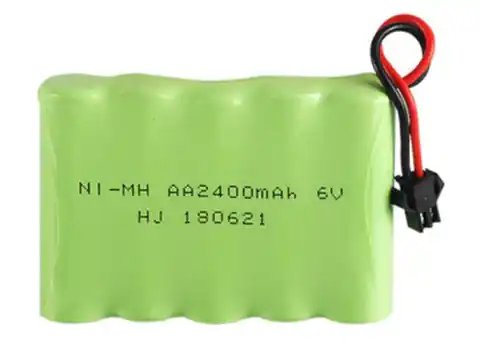 ⁨Rechargeable Battery Pack Battery NIMH 6V 2400mAh JST SM Crawler HB1401 HB1402⁩ at Wasserman.eu