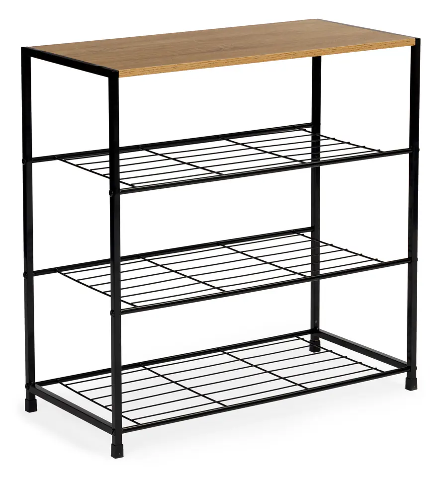 ⁨Shoe cabinet rack bookcase shelf loft 3 levels⁩ at Wasserman.eu