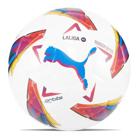 ⁨Piłka Puma Orbita LaLiga 1 FIFA Quality (kolor Biały, rozmiar 5)⁩ w sklepie Wasserman.eu