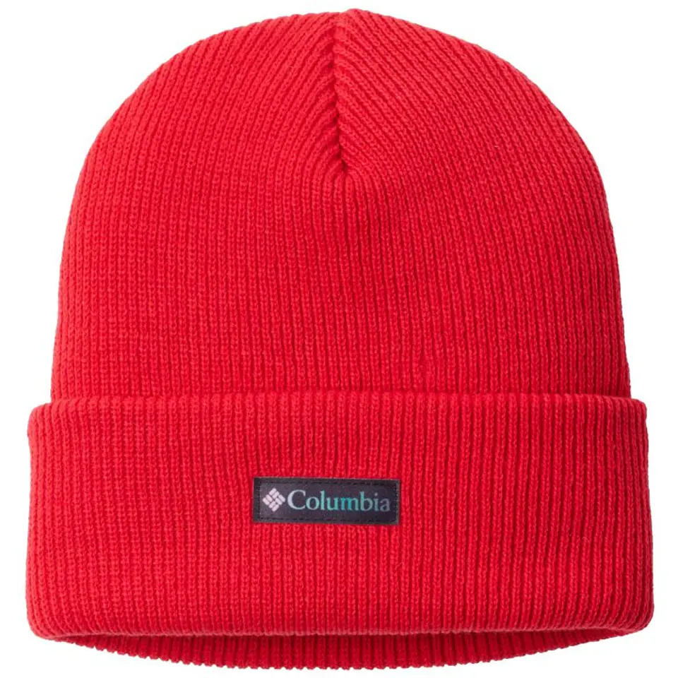 ⁨Czapka Columbia Whirlibird Cuffed Beanie (kolor Czerwony, rozmiar One size)⁩ w sklepie Wasserman.eu