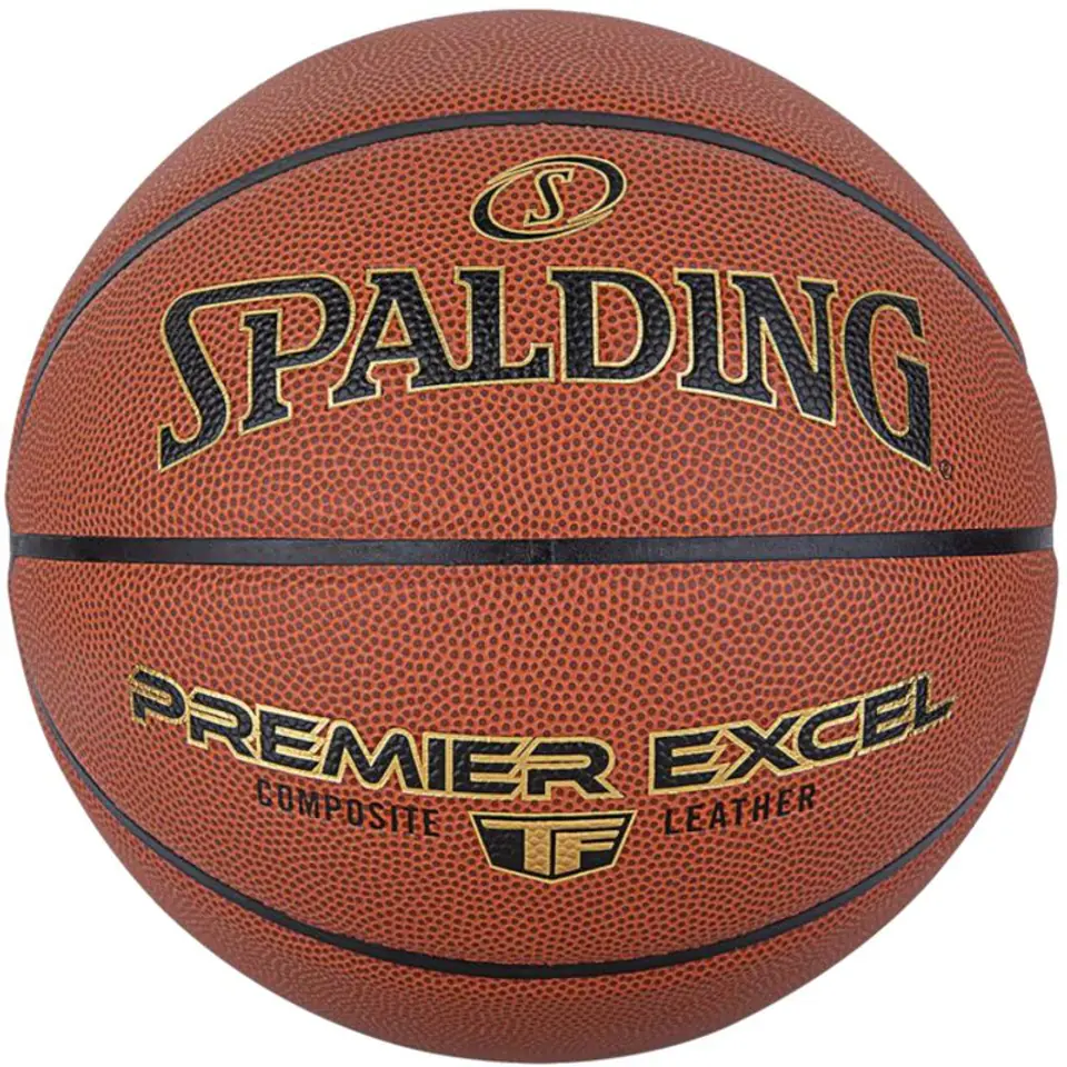 ⁨Piłka Spalding Premier Excel In/Out Ball (kolor Pomarańczowy, rozmiar 7)⁩ w sklepie Wasserman.eu