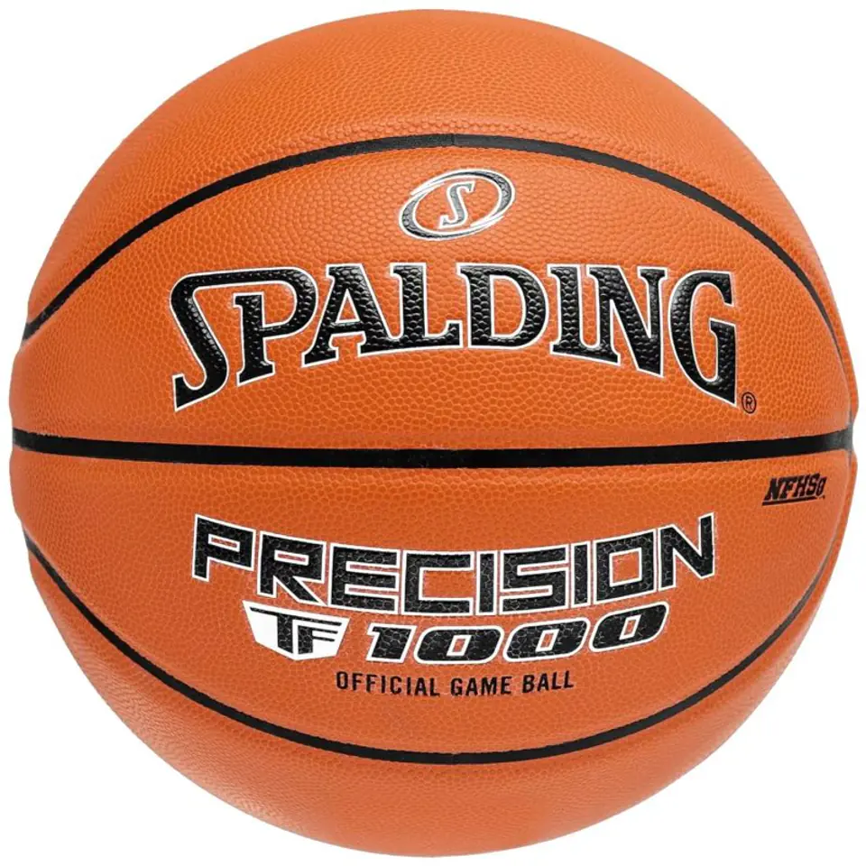⁨Piłka Spalding Precision TF-1000 Logo FIBA Ball (kolor Pomarańczowy, rozmiar 7)⁩ w sklepie Wasserman.eu