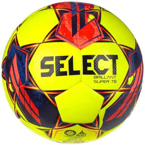 ⁨Piłka Select Brillant Super TB FIFA Quality Pro V23 Ball (kolor Żółty, rozmiar 5)⁩ w sklepie Wasserman.eu