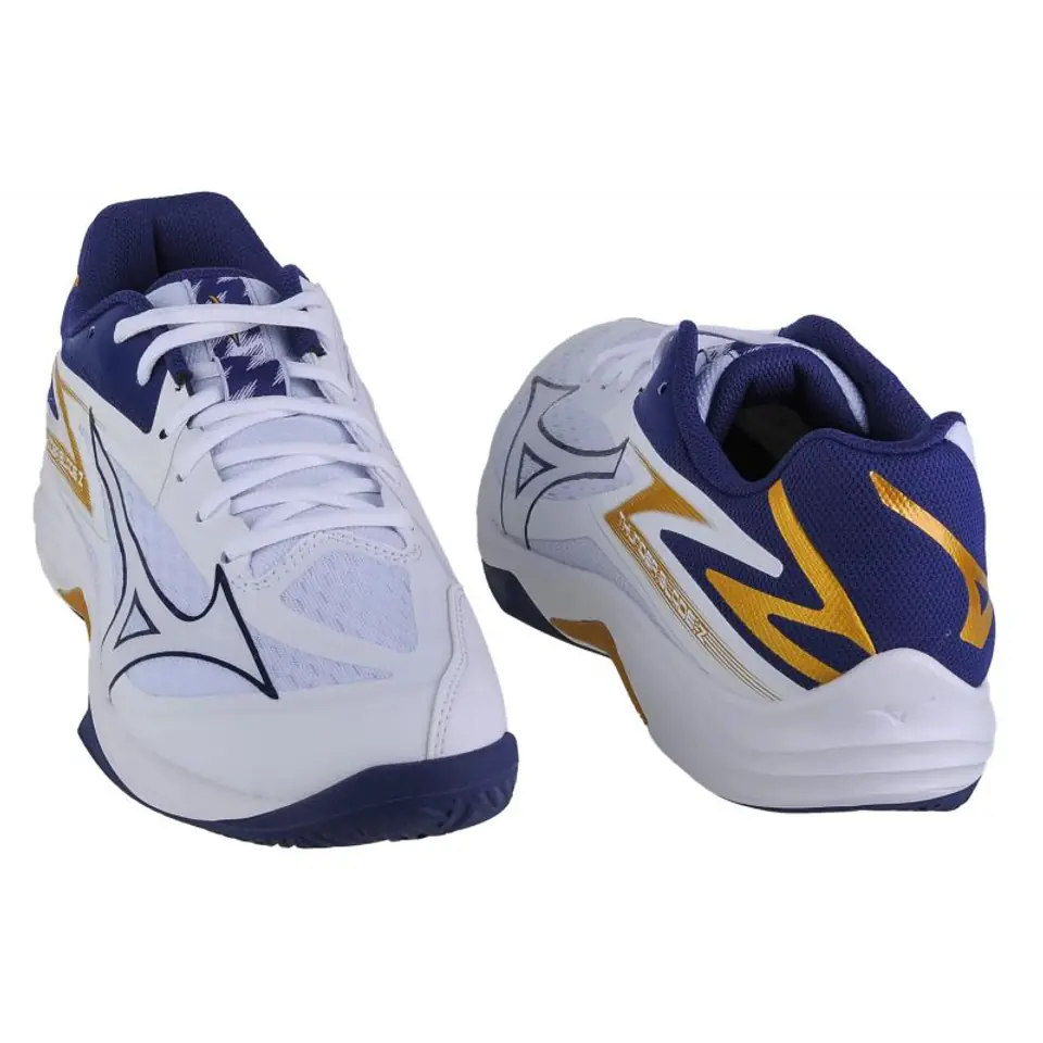 ⁨Buty Mizuno Thunder Blade Z M (kolor Biały. Złoty, rozmiar 46)⁩ w sklepie Wasserman.eu