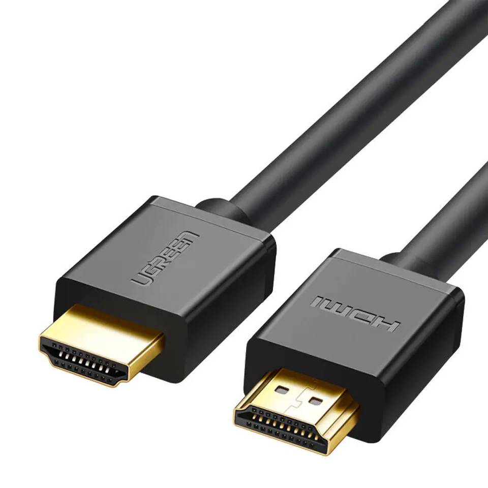 ⁨Kabel HDMI UGREEN HD104, 4K 60Hz, 2m (czarny)⁩ w sklepie Wasserman.eu