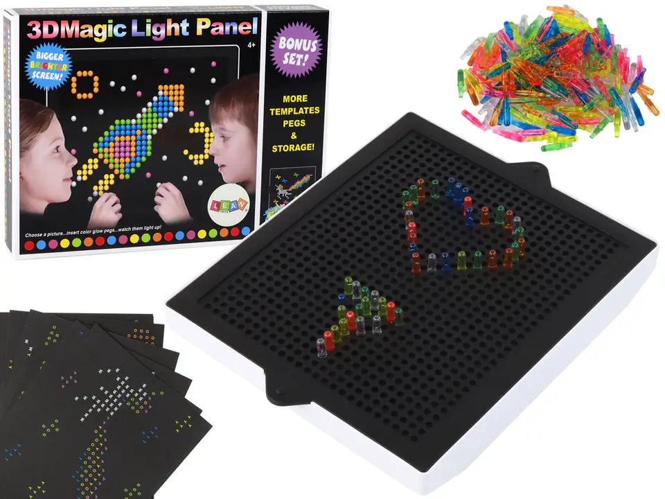 Magiczna Tablica Układanka 3D 276 Elementów Podświetlana w sklepie Wasserman.eu