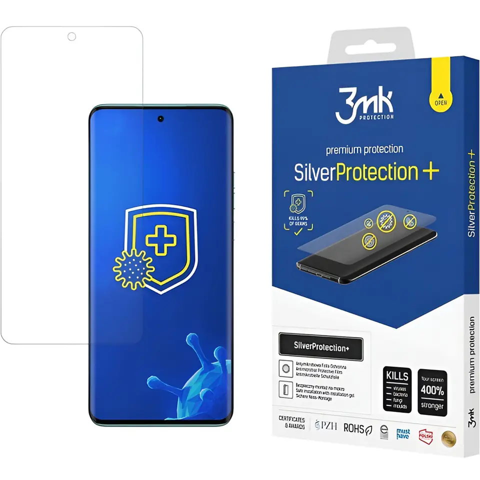 ⁨Folia ochronna do Motorola Edge 40 Neo - 3mk SilverProtection+ na ekran Antymikrobowa⁩ w sklepie Wasserman.eu