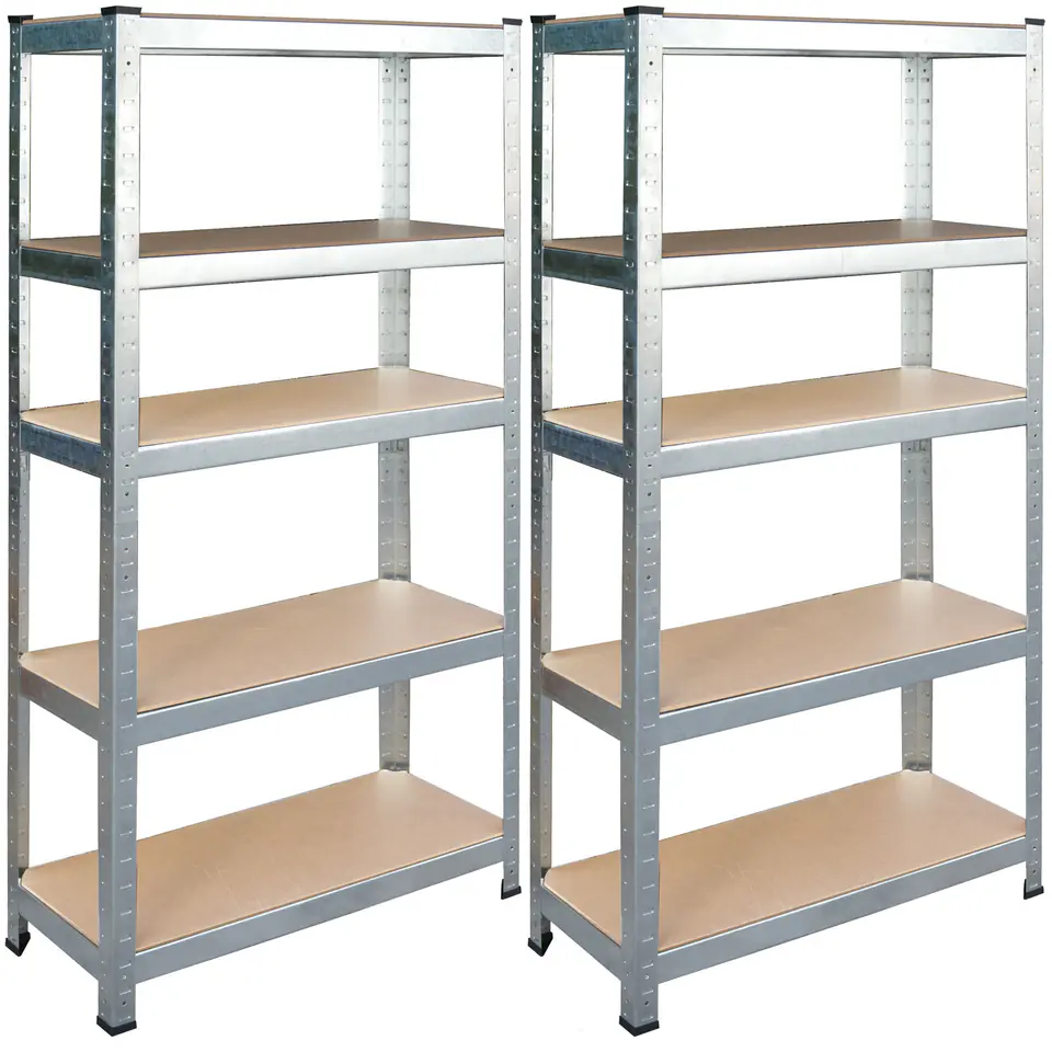 ⁨Regał metalowy magazynowy zestaw 2 szt 180 x 90 x 40 cm Humberg HR-812⁩ w sklepie Wasserman.eu