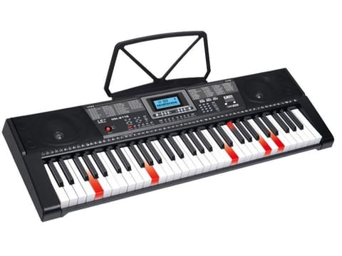 Keyboard MK-2115 Organy, 61 Klawiszy, Zasilacz, Podświetlane Klawisze w sklepie Wasserman.eu