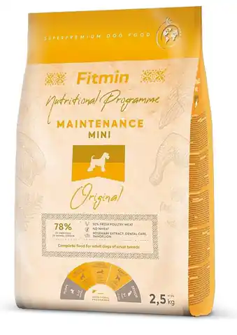 ⁨FITMIN Mini Maintenance - dry dog food - 2,5 kg⁩ at Wasserman.eu