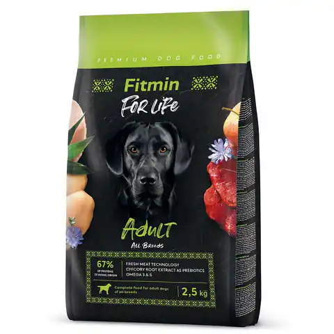 ⁨FITMIN For Life Adult  - dry dog food - 2,5 kg⁩ at Wasserman.eu