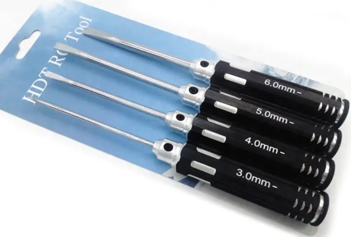 ⁨Set of Four Flat Screwdrivers⁩ at Wasserman.eu