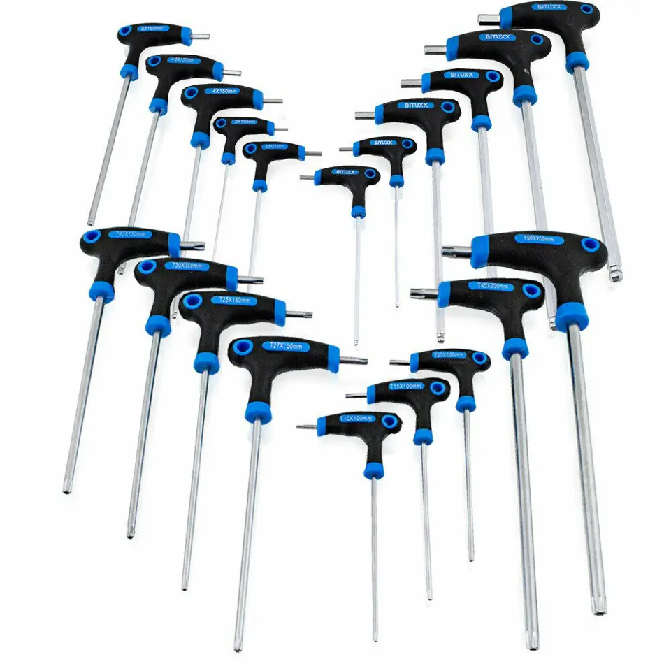 ⁨Zestaw Śrubokrętów TORX Imbusy TYP T 20el.⁩ w sklepie Wasserman.eu