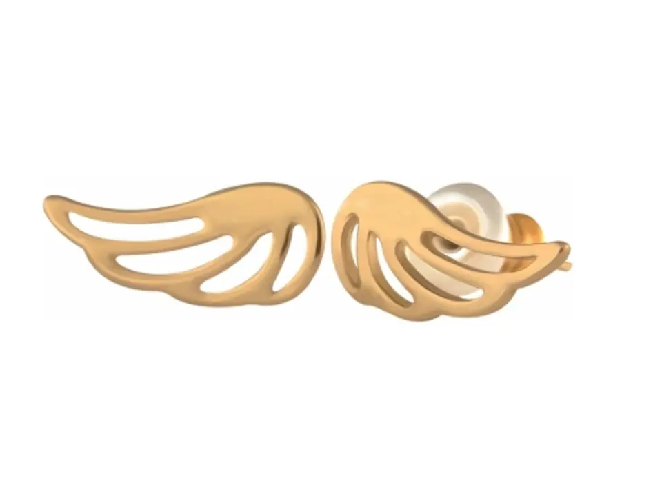 ⁨Earrings small wings (P14718AU)⁩ at Wasserman.eu