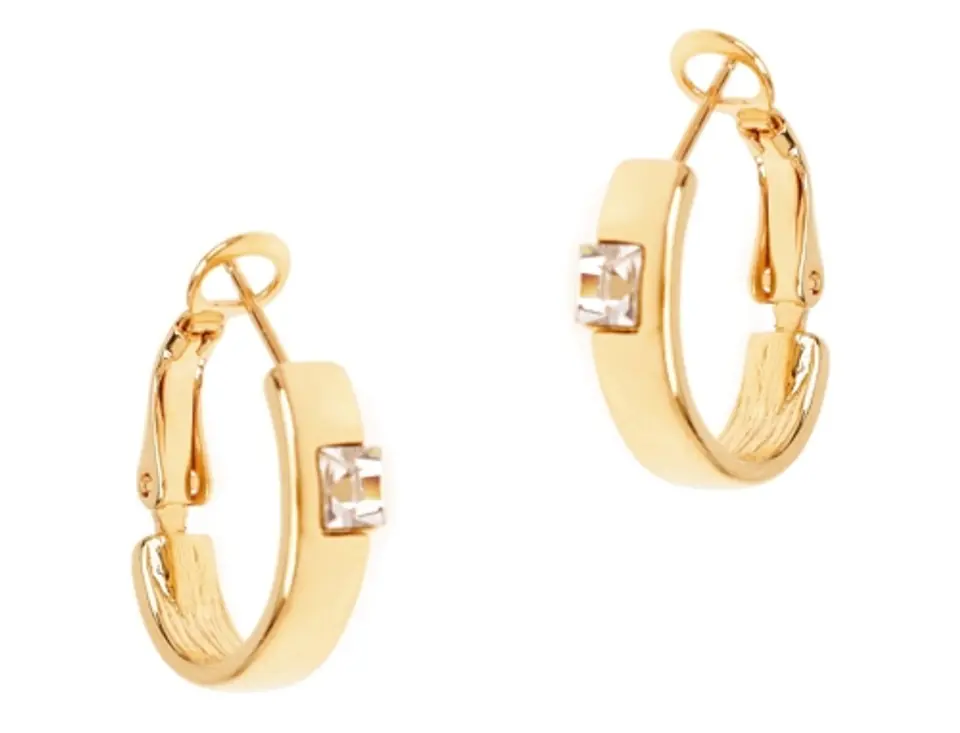 ⁨Earrings with Swarovski stone (P8023AU)⁩ at Wasserman.eu