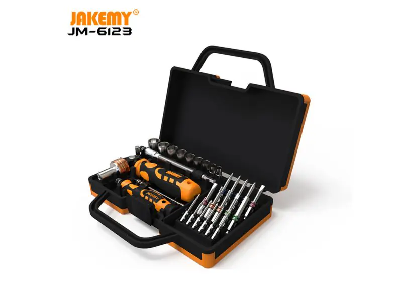 ⁨Professional Precision Tools Kit JAKEMY 31in1⁩ at Wasserman.eu