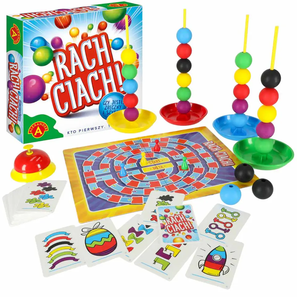 ⁨ALEXANDER Rach Ciach - Wersja Familijna gra planszowa 5+⁩ w sklepie Wasserman.eu