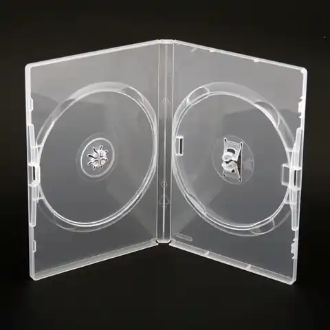⁨AMARAY DVD CASE 14MM 2 DISCS SIDE-BY-SIDE CLEAR⁩ at Wasserman.eu