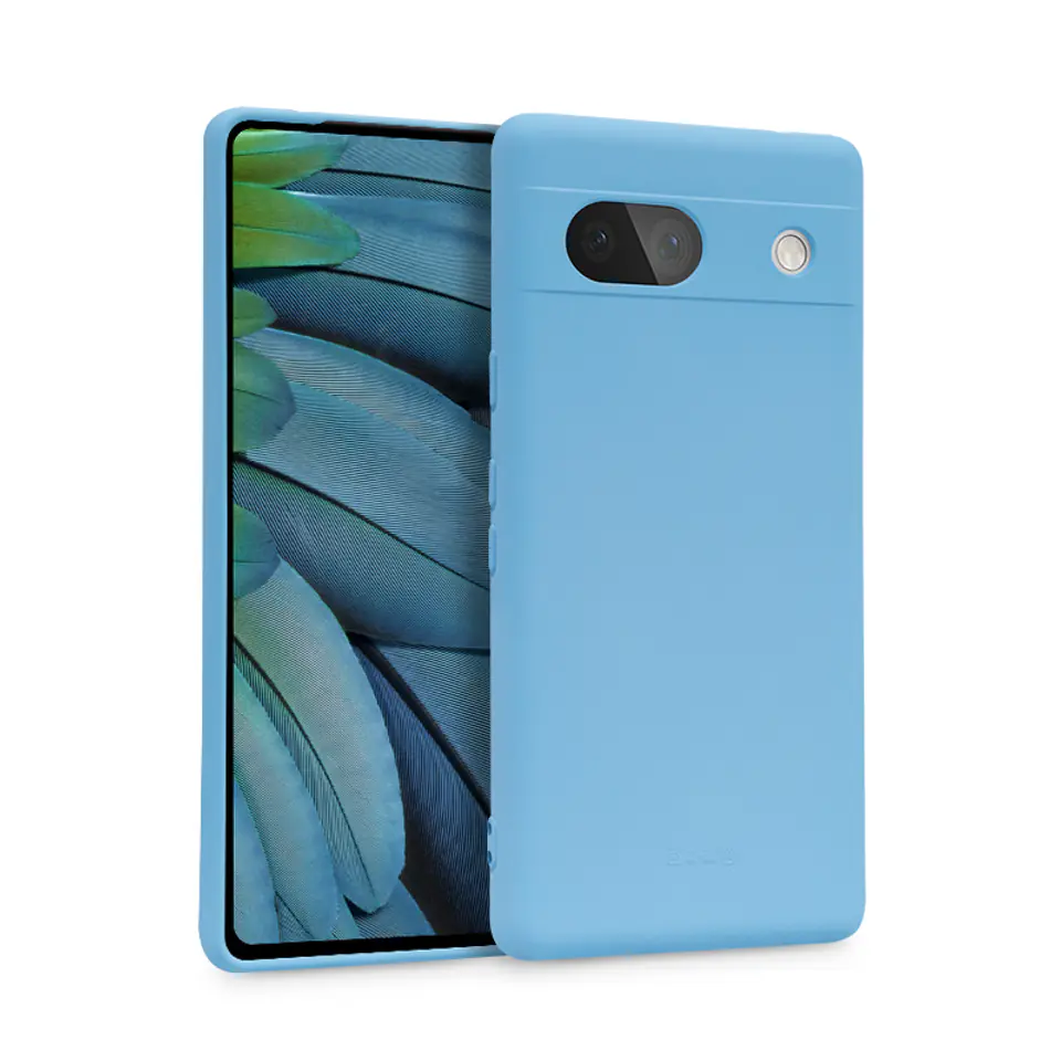 ⁨Crong Color Cover - Etui Google Pixel 7A (niebieski)⁩ w sklepie Wasserman.eu