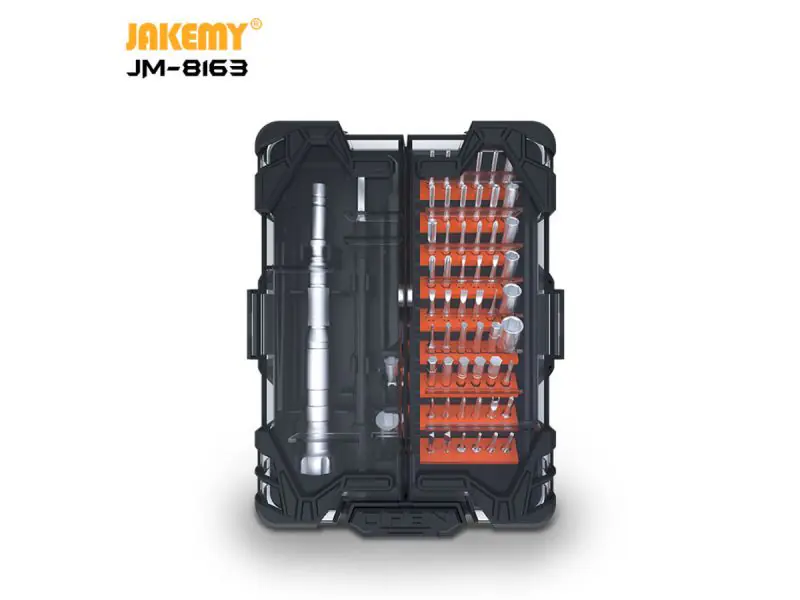 ⁨Professional SET of PRECISION TOOLS JAKEMY 62in1⁩ at Wasserman.eu