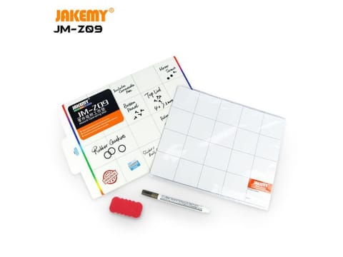 ⁨Magnetic Mat Washable, Abrasive + Pen, Jakemy Sponge⁩ at Wasserman.eu