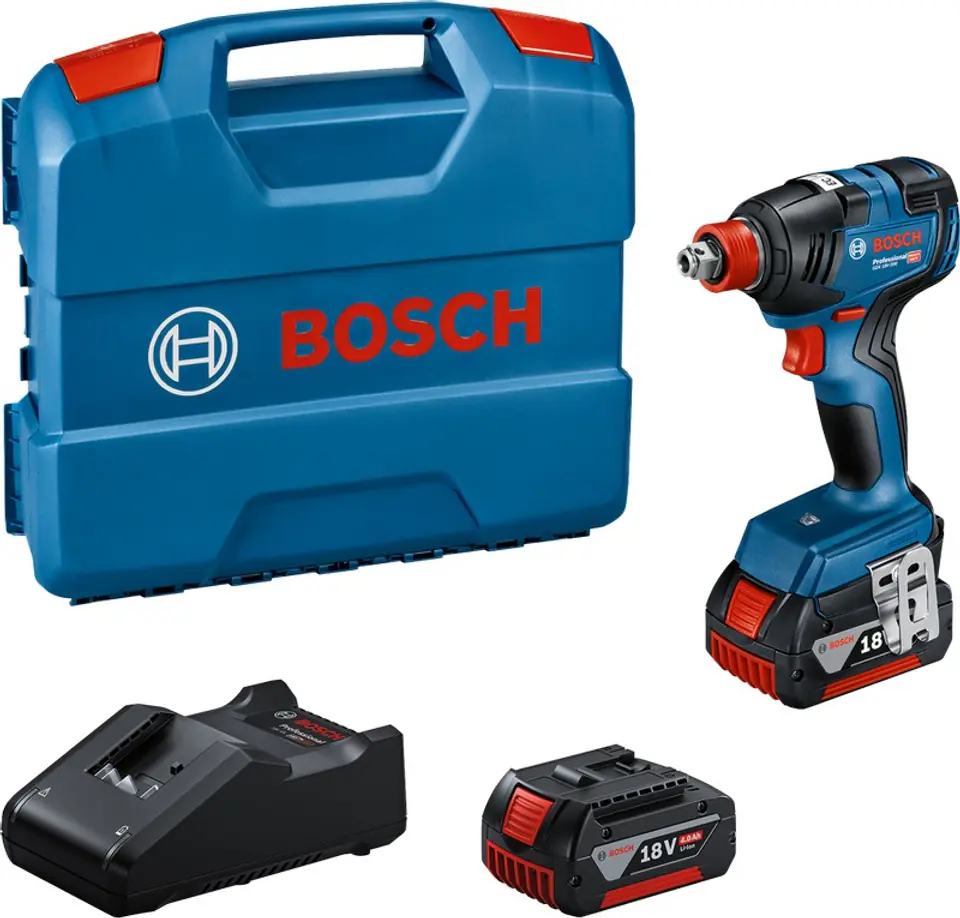 ⁨BOSCH KLUCZ UD.GDX 18V-200  2x4,0Ah 200Nm L-CASE⁩ w sklepie Wasserman.eu